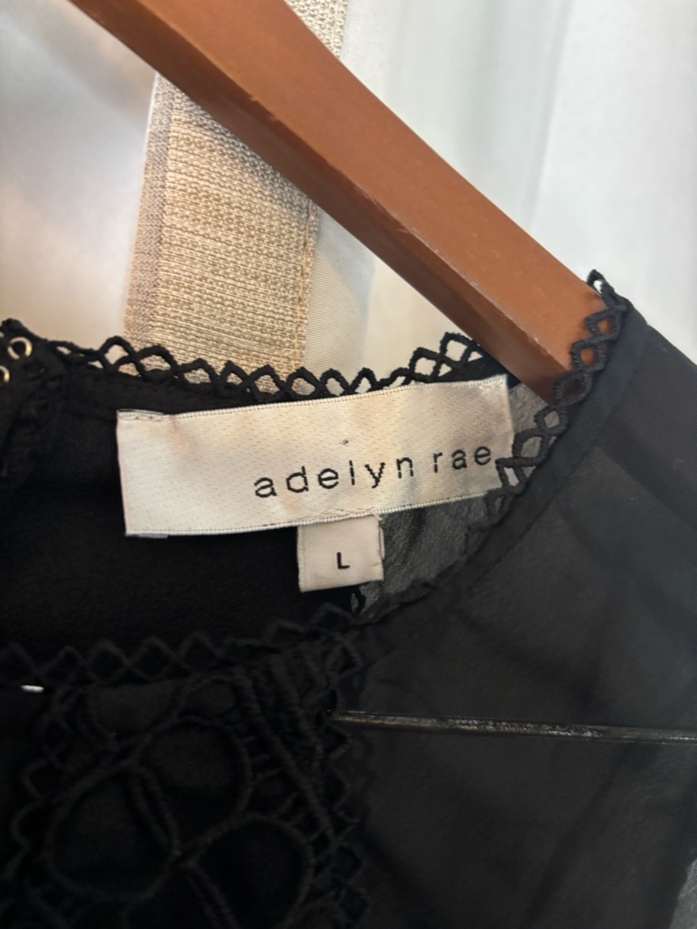 Adelyn Rae Black Sleeveless Lace A-Line Mini Dress - Picture 5 of 14